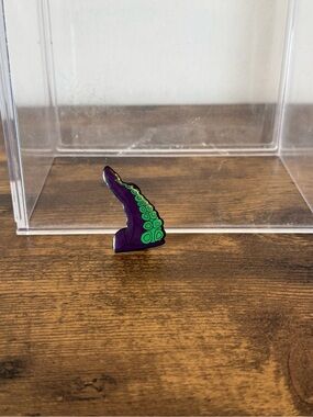 Purple & Green Tentacle Enamel Pin
